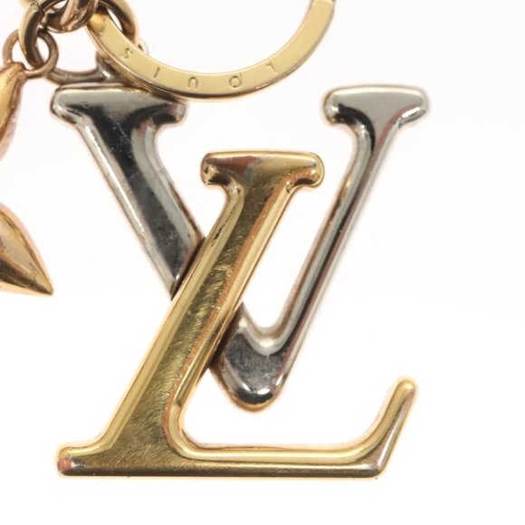 LOUIS VUITTON LV New Wave Key Holder metal Gold M68449 LV Auth BA1931 - Picture 9 of 9